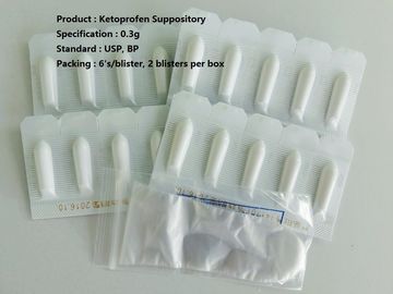 Rectal Ketoprofen Suppository บรรเทาอาการปวด 0.3g ใช้ยาแก้อักเสบ