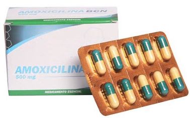 แท็บเล็ต Amoxicillin 500 มก. ยาต้านเชื้อแบคทีเรียที่ดื้อต่อยากึ่งสังเคราะห์