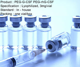 6 มม. Recombinant มนุษย์ PEG-G-CSF PEG-rhG-CSF ฉีด Pegfilgrastim