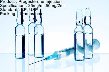 ฮอร์โมนยาขนาดเล็กฉีดทางหลอดเลือดดำ Progesterone สำหรับการตั้งครรภ์