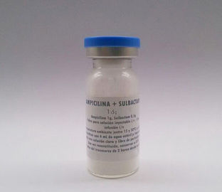 โครงสร้างผิวแห้งผงฉีด Ampicillin Sulbactam ปริมาณสำหรับฉีด