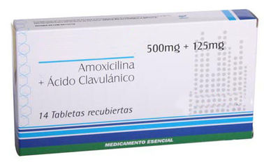 Amoxicillin และ Clavulanate โพแทสเซียมแท็บเล็ต 250 มก. + 125 มก., 500 มก. + 125 มก., 875 มก. + 125 มก. ยารับประทานยาแก้อักเสบ