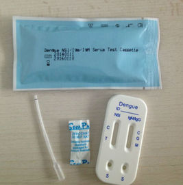 บัตรทดสอบอย่างรวดเร็ว Igg / Gm สีขาวทางการแพทย์ขนาด 3.0 มม. / 4.0 มม. ISO13485