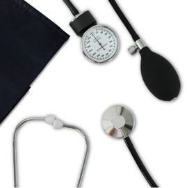 โรงพยาบาลแพทย์แบบพกพา Aneroid Sphygmomanometer ด้วยหูฟัง
