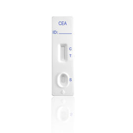 ตลับทดสอบแถบทดสอบอย่างรวดเร็วของ CEA Carcinoembryonic ที่แม่นยำใช้ WB / S / P