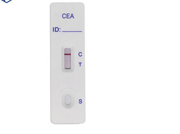 ตลับทดสอบแถบทดสอบอย่างรวดเร็วของ CEA Carcinoembryonic ที่แม่นยำใช้ WB / S / P