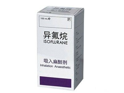 การสูดดมไร้สีไม่มีกลิ่น Isoflurane 100 มล. / ยาระงับความรู้สึกในการผ่าตัด