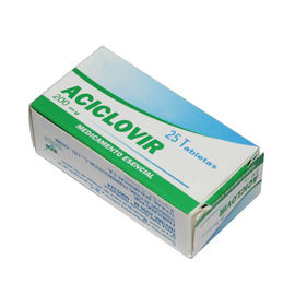 ยาเม็ด Aciclovir ในช่องปาก 200 มก. / 400 มก. สำหรับการติดเชื้อไวรัสเริม