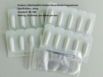 Chlorhexidine Acetate Hemorrhoid เหน็บทางทวารหนัก